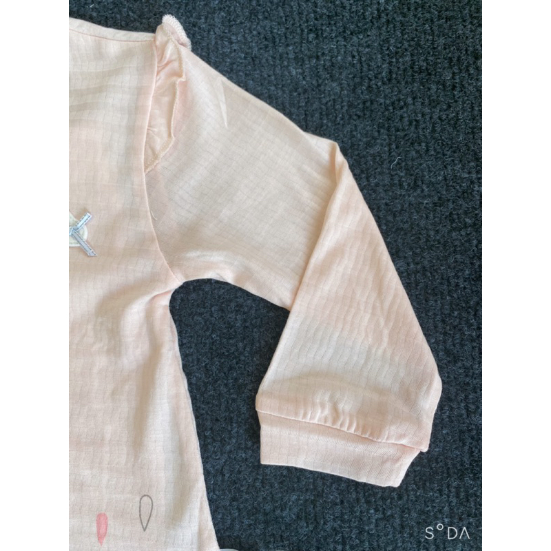 Bộ Dài Tay Bé Gái Cotton Thoáng Mát