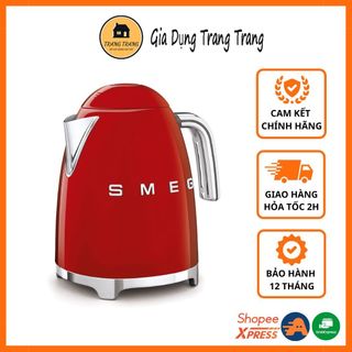 Ấm siêu tốc smeg klf03rdeu nhiều màu, ấm smeg không chỉnh nhiệt