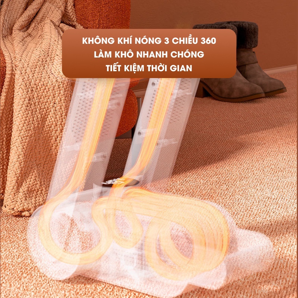 Máy Sấy Giày Đa Năng Khử Trùng, Khử Mùi Giày Tất, Găng Tay Bằng Tia Cực Tím Loại Cao Cấp