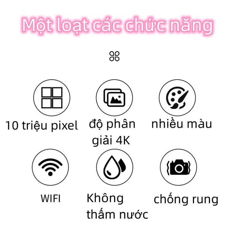 Camera Hành Trình,  Kết Nối Wifi Chống Rung Gắn Mũ, ÔTÔ, Xe Máy, Hỗ Trợ Quay Đêm - Chống Nước 4K Sports Ultra HD DV