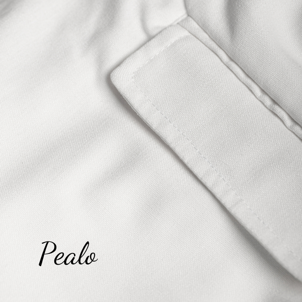 Quần suông ống rộng nam nữ PEALO chất liệu linen thời trang cao cấp #6