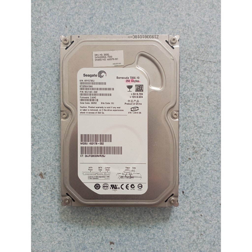 HDD PC 3.5 250GB