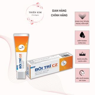 Tuýp bôi trĩ cz - dùng khi bị trĩ, táo bón và rát hậu môn - tuýp 25g