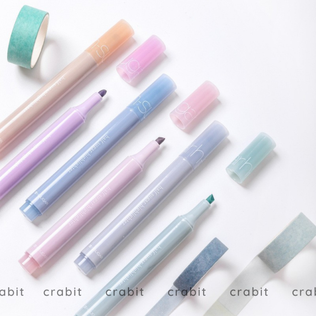 Bút highlight Half Sugar dùng vẽ tranh, đánh dấu