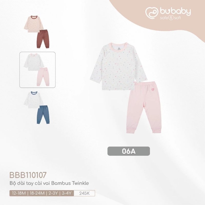 <xả kho,inb size+màu>bộ dài bubaby.