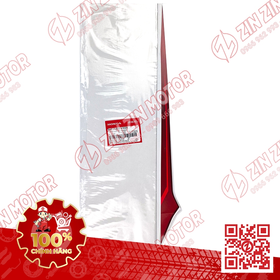 Tem AB 2020 Zin, Tem Rời Xe AirBlade 125 Trắng Đen 2021 Phiên Bản Tiêu Chuẩn Chính Hãng Honda - ZZM