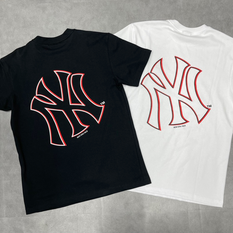 Áo thun NEW ERA Big Logo NY White 13700023 * Áo Thun New Era Nhập Khẩu Chính Hãng Full Tem Tag