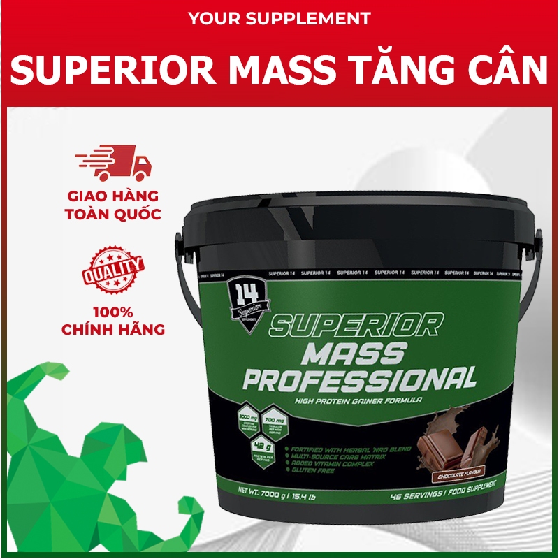 Sữa Tăng Cân Mass Professional - Superior14 - 46 Servings - 7kg
