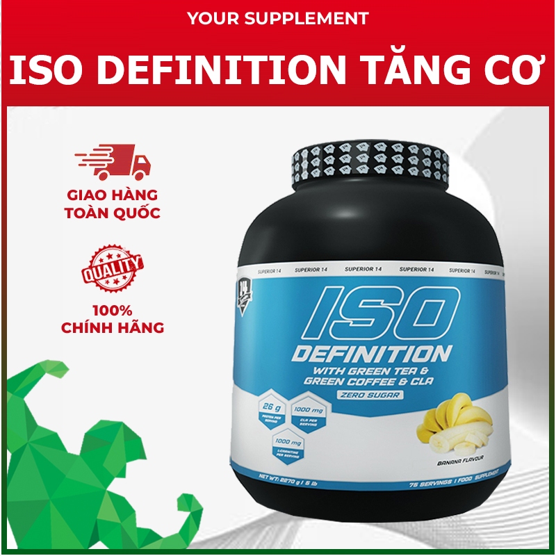 Sữa Tăng Cơ Iso Definition Superior 14 - 73 lần dùng
