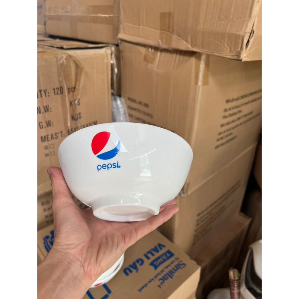 Tô sứ 7 inch nồi đồng cối đá - Quà tặng pepsi