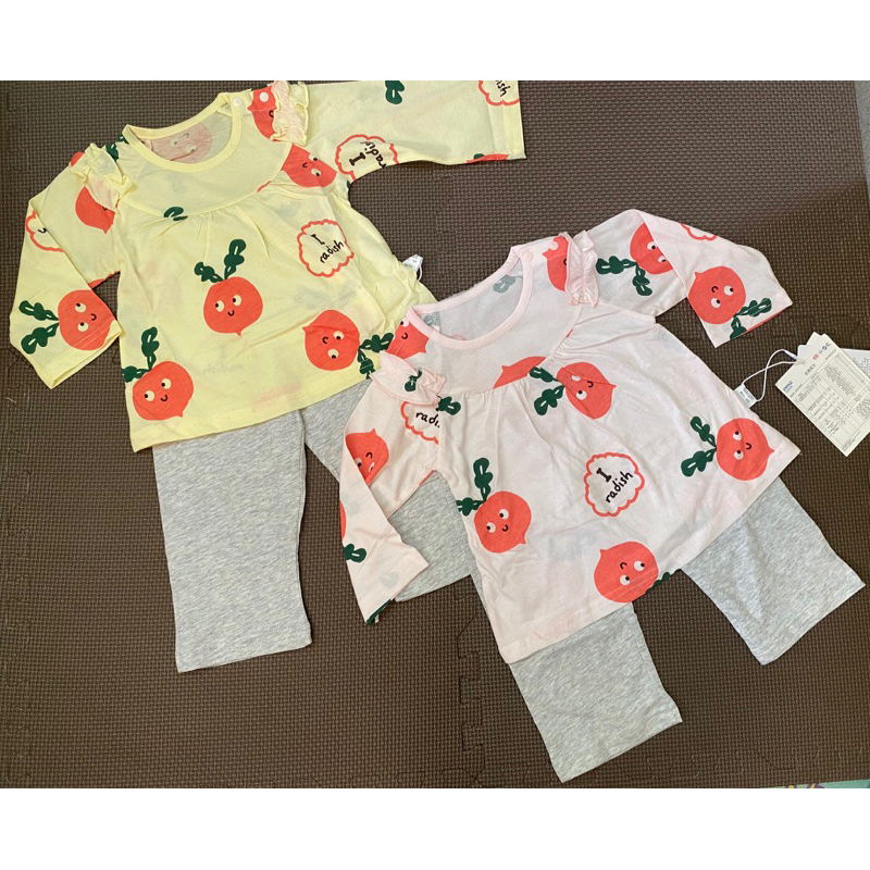 Bộ Dài Tay Mặc Nhà Bé Gái Nhiều Hình Cute
