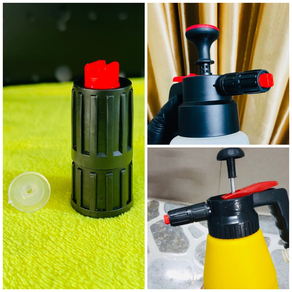 Đầu Tạo Bọt Tuyết Rửa Xe Máy Xe Oto Tại Nhà - Gắn Bình Xịt Rửa Xe Bọt Tuyết Cầm Tay