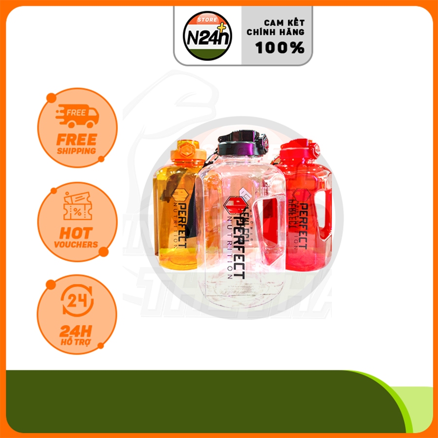 PERFECT NUTRITION SHAKER 2,2 LÍT - Bình uống Nước Bình lắc Tập Gym Phụ Kiện Tập Luyện Thể hình- CHÍNH HÃNG