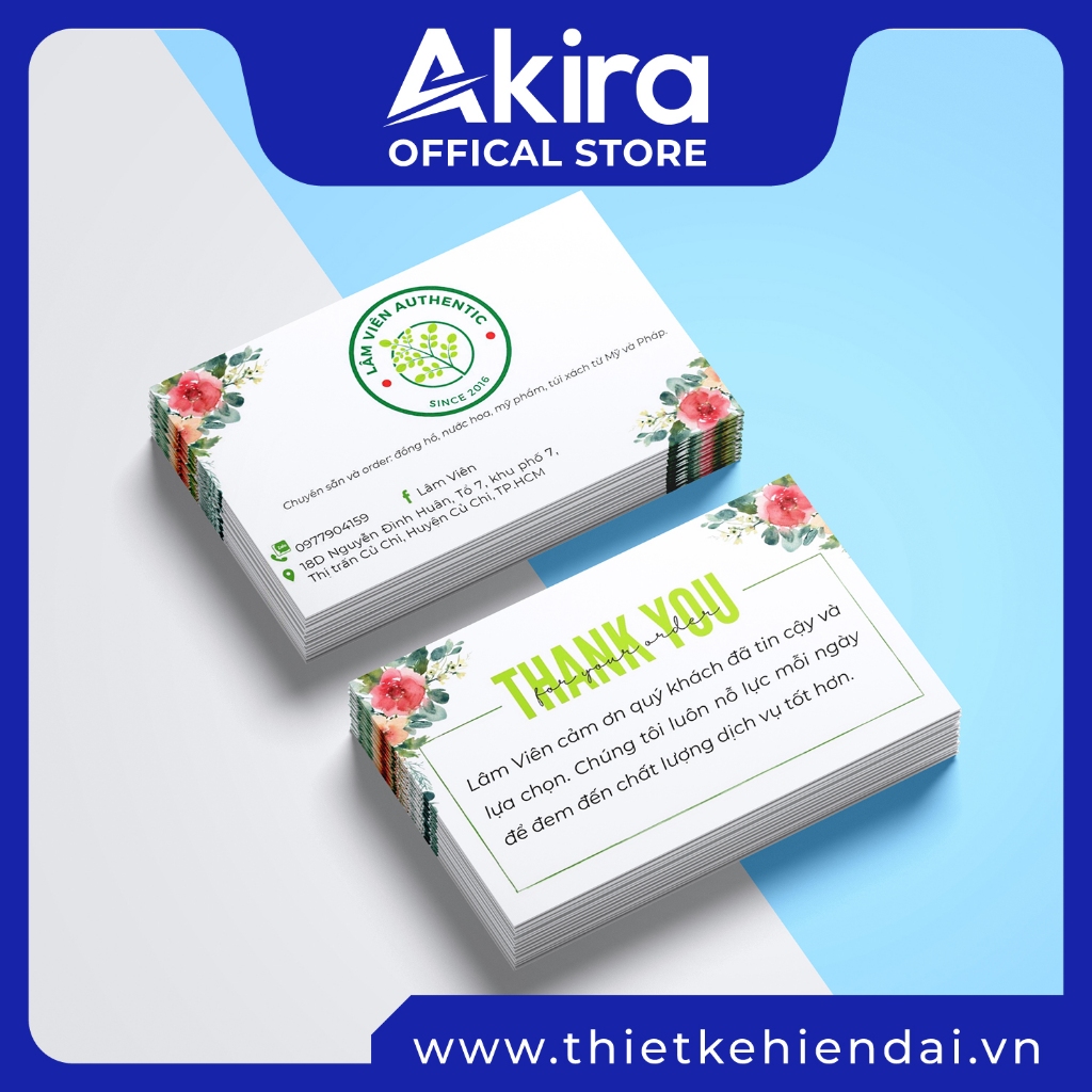 500 Card cám ơn, Phiếu cám ơn cho khách hàng