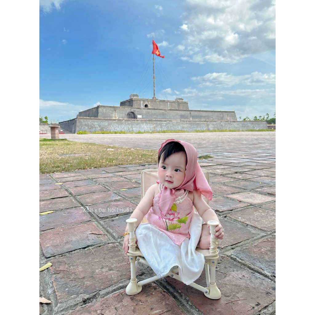 Set Yếm Đào In Hình 3D Sắc Nét  Cho Bé Sản Xuất Trực Tiếp MOONLISA