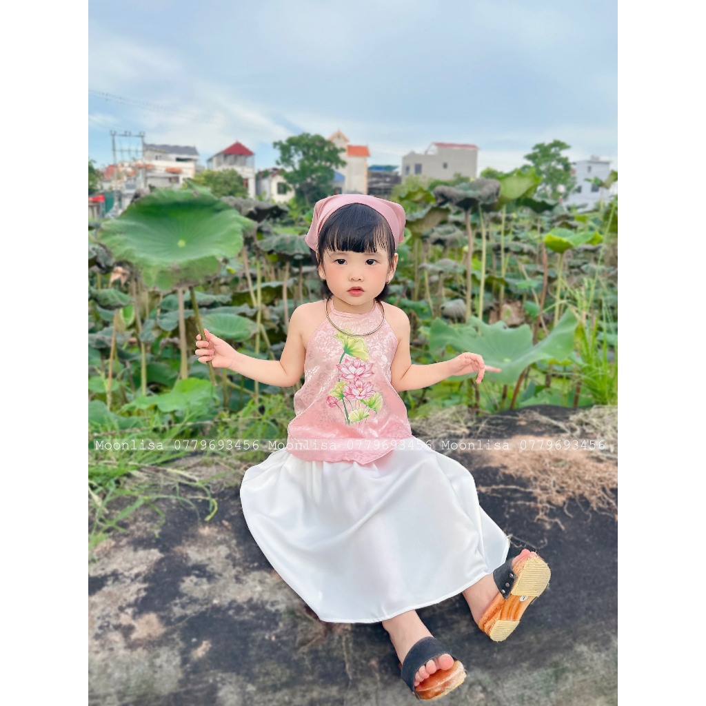 Set Yếm Đào In Hình 3D Sắc Nét  Cho Bé Sản Xuất Trực Tiếp MOONLISA