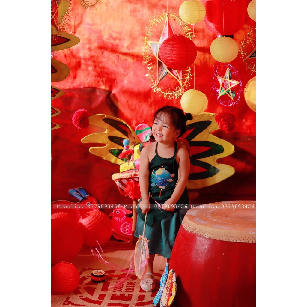 Set Yếm Đào In Hình 3D Sắc Nét  Cho Bé Sản Xuất Trực Tiếp MOONLISA