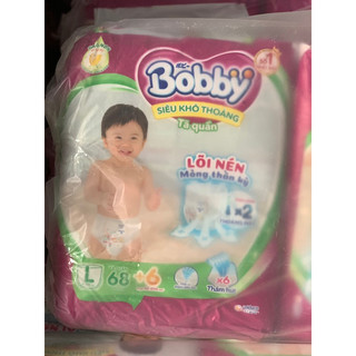 Tã quần bobby M74/L68/Xl62/XXL56( tặng 6 miếng)