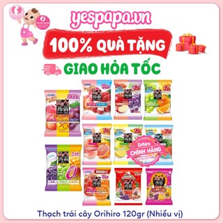 Thạch trái cây Orihiro 120gr (Nhiều vị)