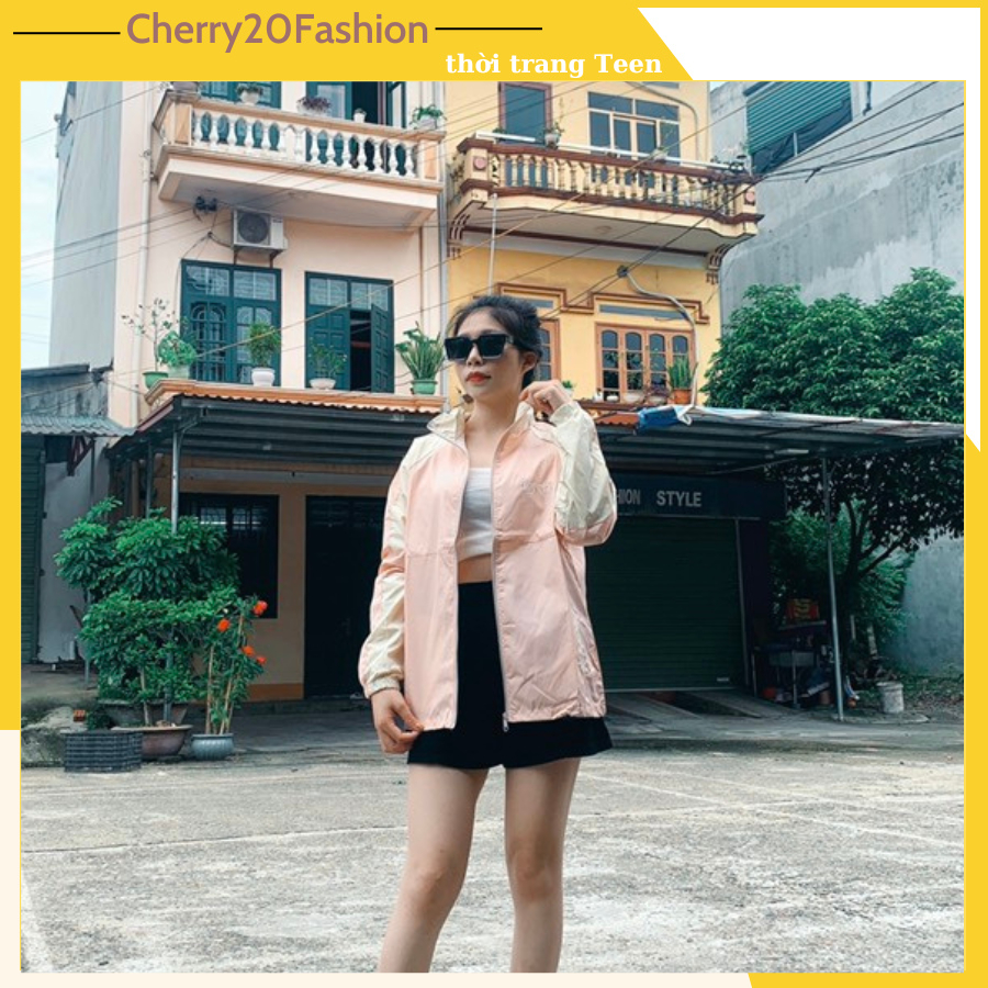 Áo khoác dù 2 lớp dày dặn hình in chữ sắc nét có túi, áo khoác gió thời trang phong cách trẻ trung, năng động