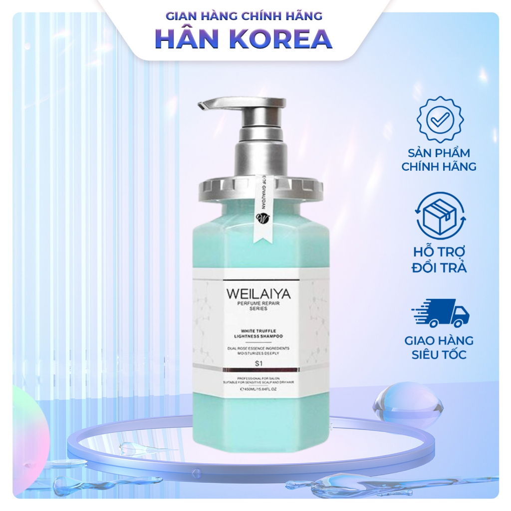 Dầu gội đa tầng nấm truffle WEILAIYA phục hồi tóc hư tổn 450ml HÂN KOREA