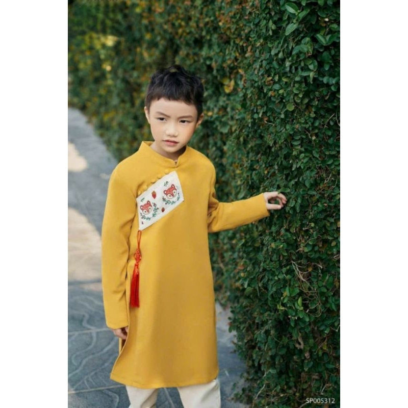 Áo dài cách tân set anh em bé gái , bé trai ,set anh em cực xinh
