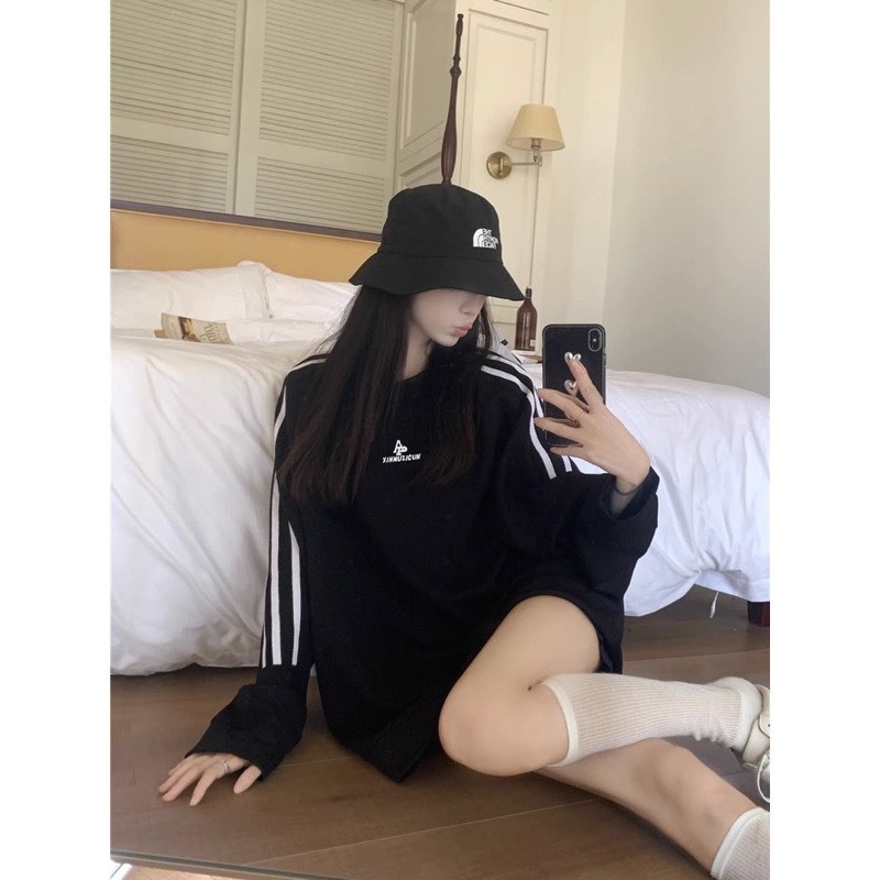 Áo Sweater Nam Nữ 3 Sọc , Áo Nỉ UNISEX Form Rộng Nhẹ Nhàng TL11