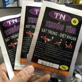 Thuốc tím tn6 sát khuẩn, vệ sinh bể cá - dụng cụ nuôi, tắm cá