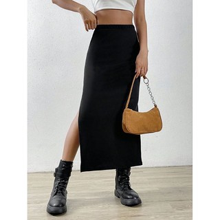CHÂN VÁY MIDI XẺ TÀ. (  Size lớn bigsize 55kg-95kg).