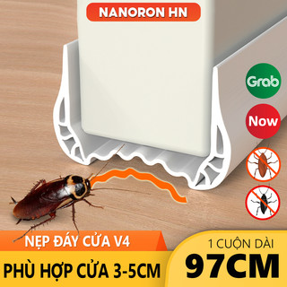 Thanh Nẹp Chặn Khe Cửa Đa Năng, chống côn trùng, cách âm, chặn bụi bẩn, gió lùa khe cửa giảm thoát hơi lạnh NANORON