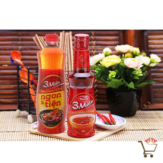 Nước Mắm Chấm Cá Cơm 3 Miền - Chai 800ml
