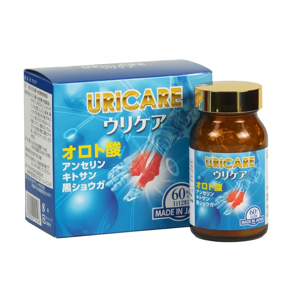 Uricare Jpanwell - Hỗ Trợ Giảm Sưng Đau Các Khớp Xương Do Gout