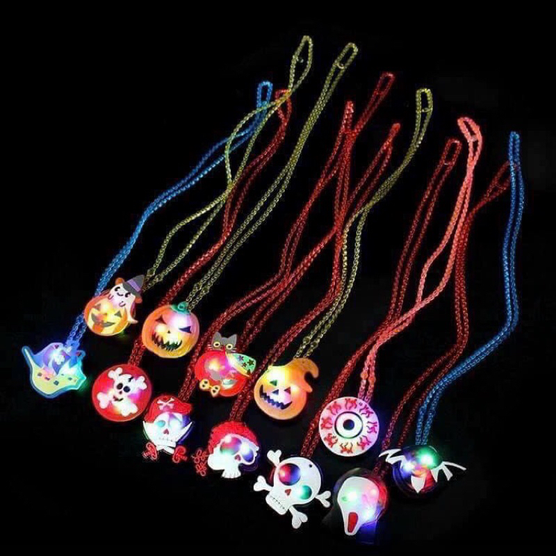 Dây chuyền Halloween có đèn 💀💀🎃