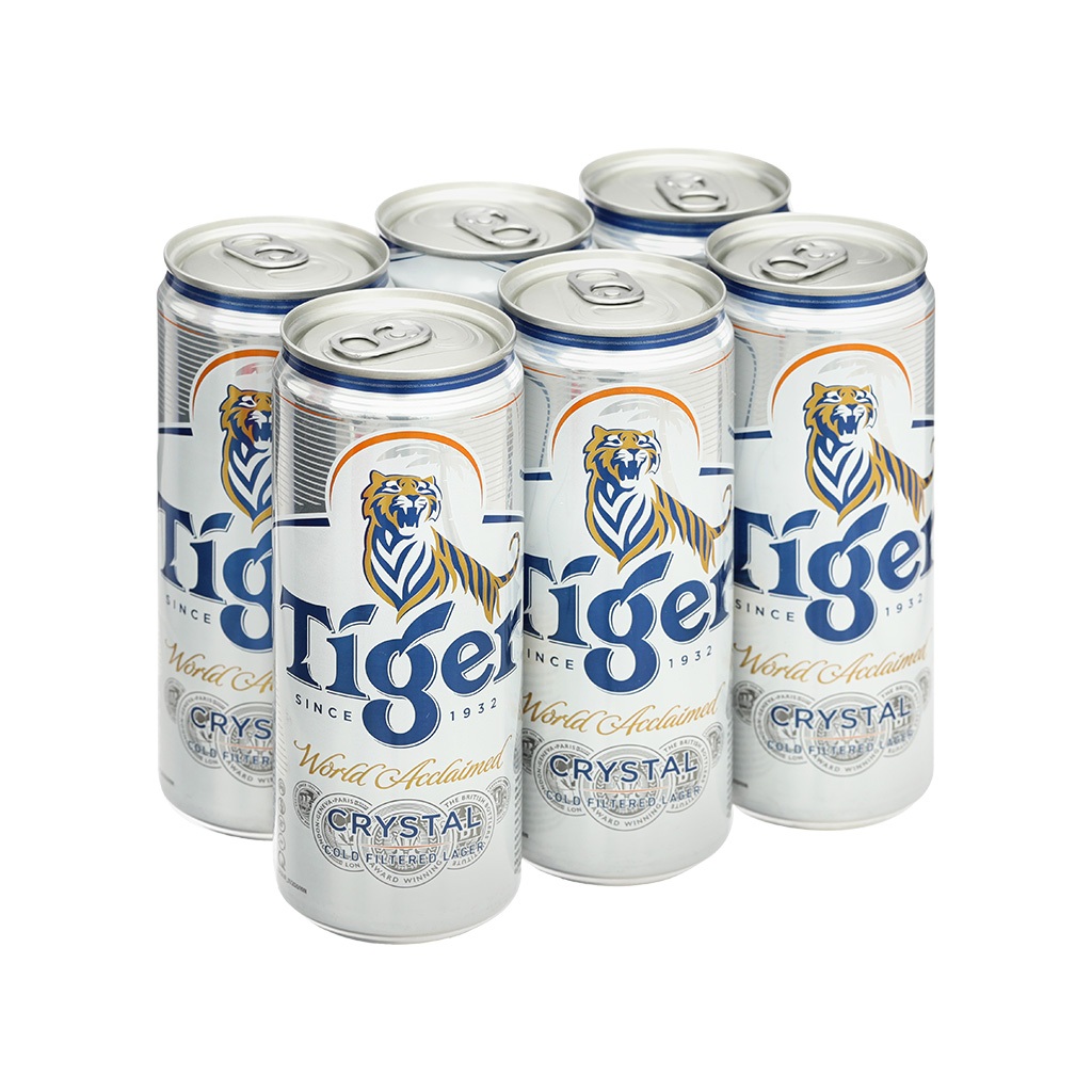 Bia tiger bạc lon 330ml