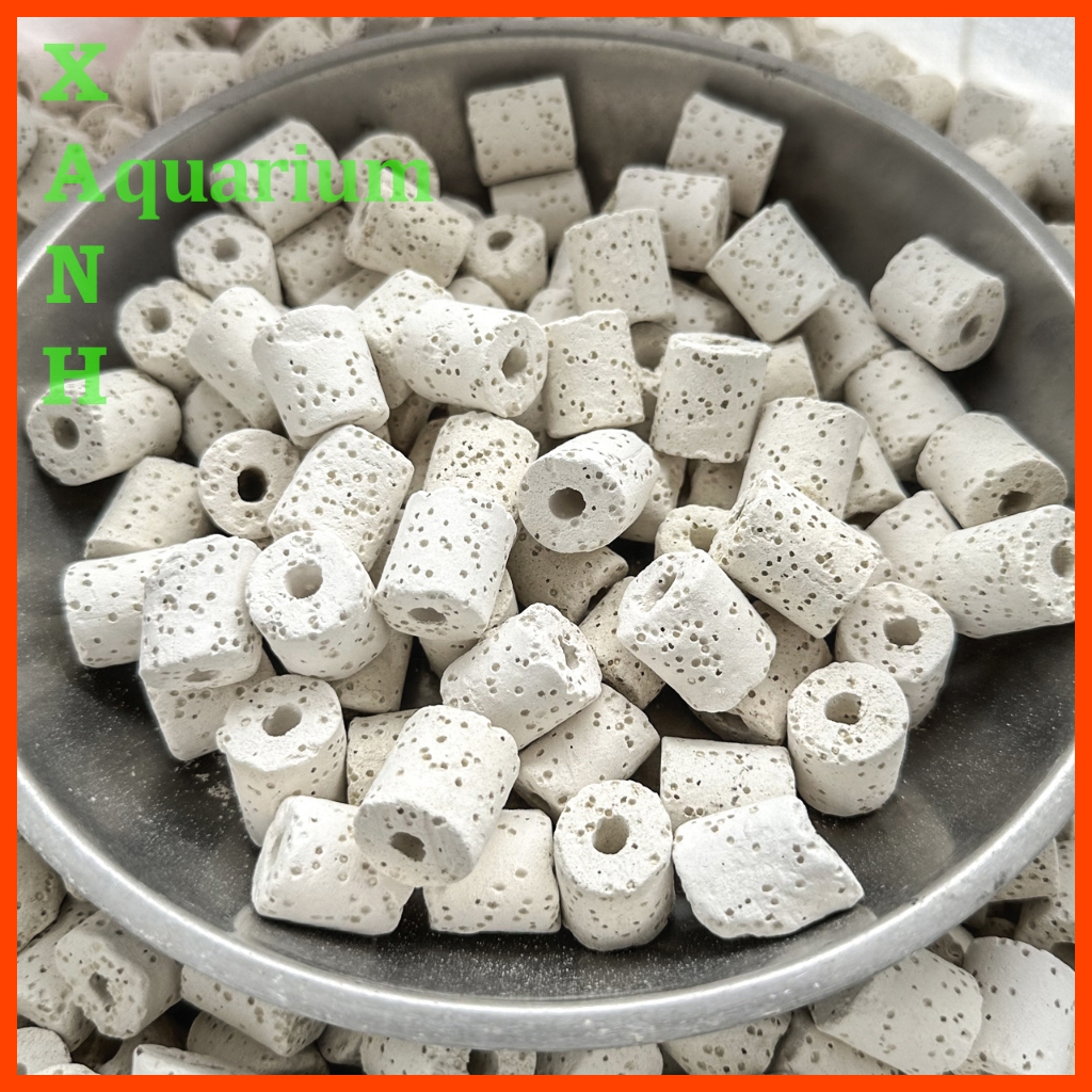 Sứ lọc cá cảnh 1kg [trụ trắng]