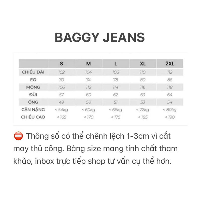 QUẦN BAGGY JEANS TÚI HỘP CÓ 2 MÀU XANH/ ĐEN 1222