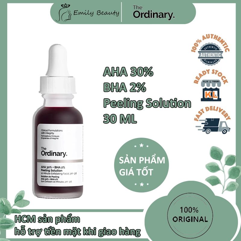 Tinh Chất Peel da The Ordinary AHA 30%+BHA 2% Peeling Solution 30ml (beauty) | BigBuy360 - bigbuy360.vn