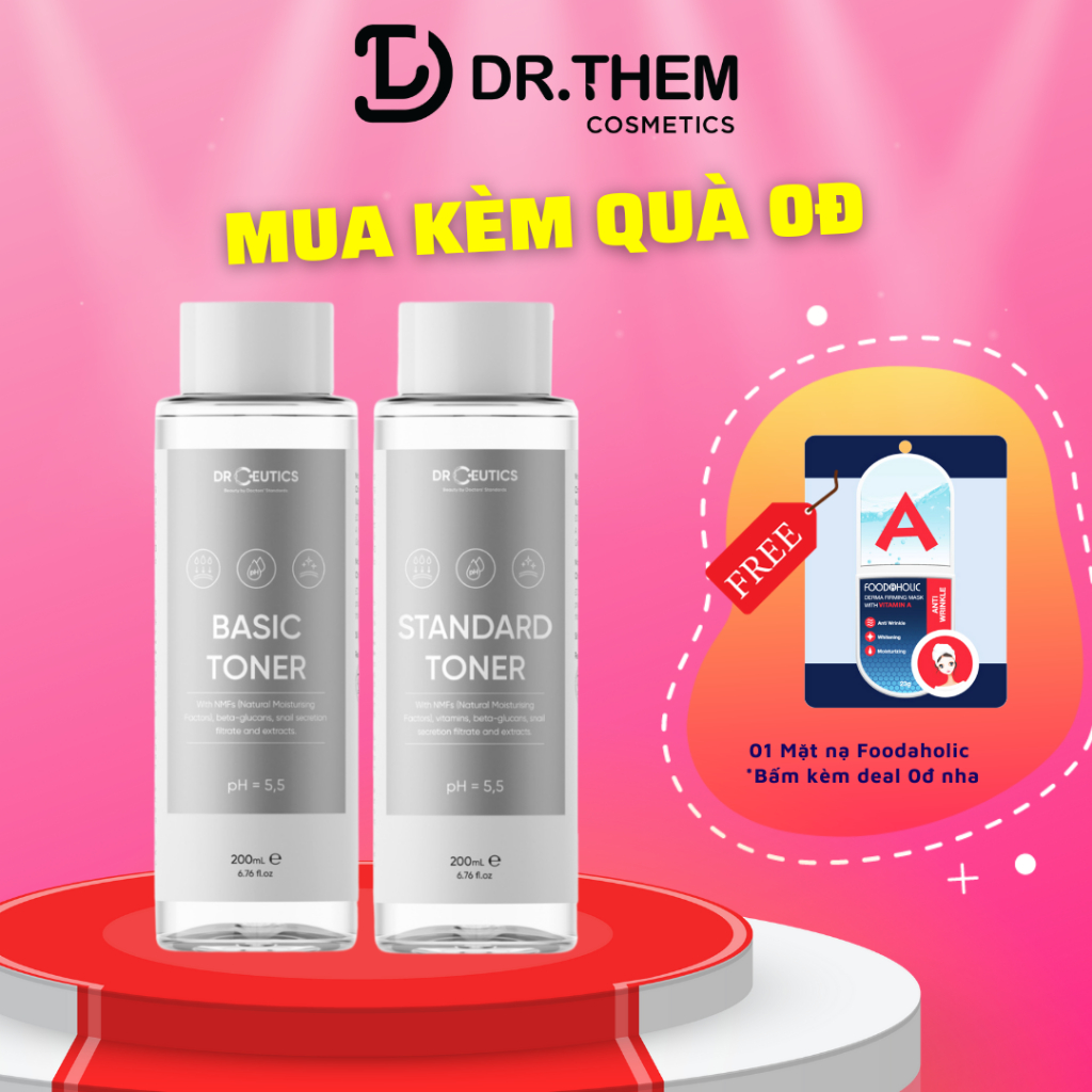 Drceutics Basic Toner Và Standard Toner Cấp Ẩm Cho Da (200ml)