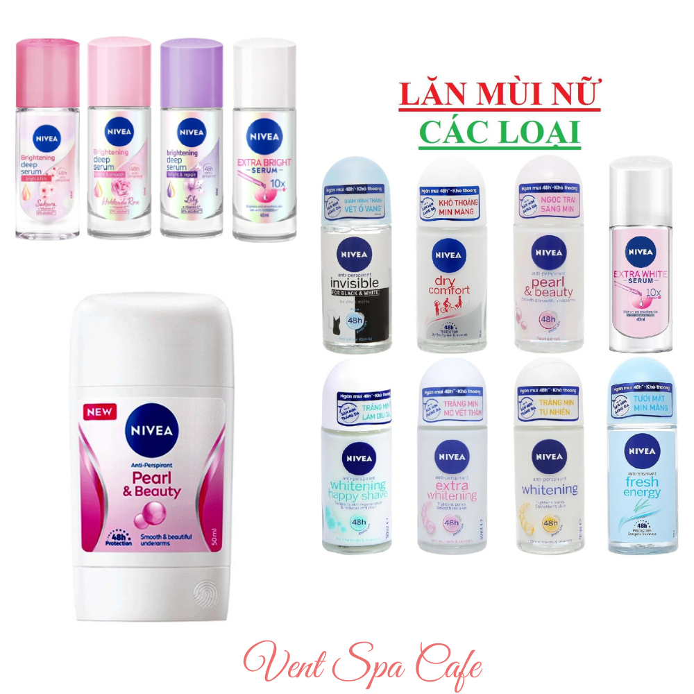 Lăn khử mùi nữ Nivea đủ mùi / sáp khử mùi Nivea