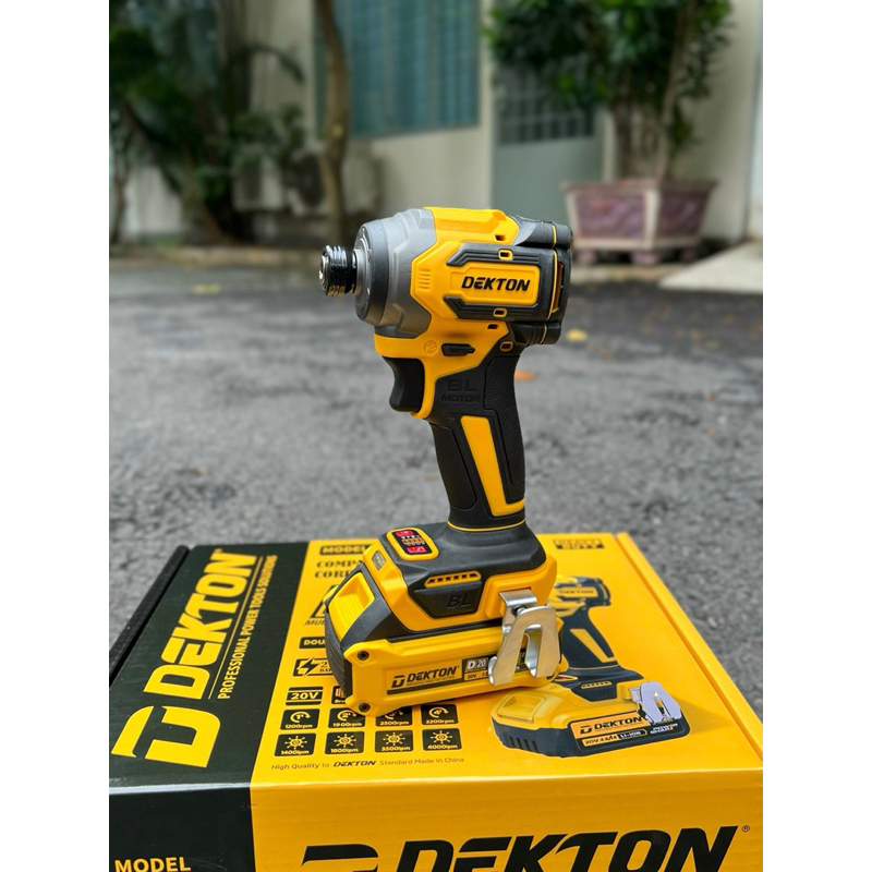 Combo 3 Thân máy Khoan bê tông + Siết vít + máy mài dùng pin D21 Dekton