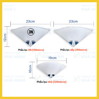 Phễu lọc sơn giấy nhỏ 10cmx19cm