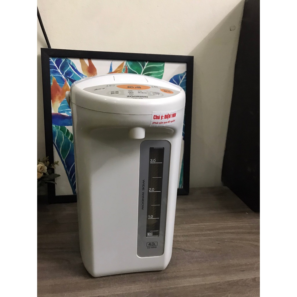 Bình thủy Zojirushi Nhật bãi 4.0l mới trên 90%