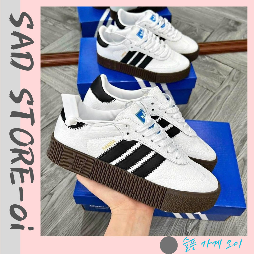 Giày Adidas Samba,Giày Adidas Samba Đế Cao_Đế Thấp Phong Cách Thời Trang Dành Cho Nam Và Nữ Full Box Bill