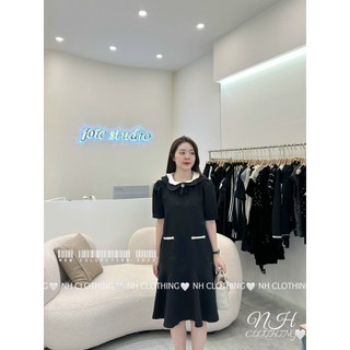 Váy dạ cổ 2 tầng sm