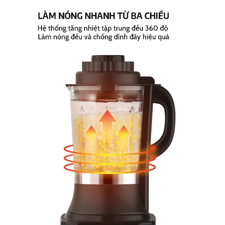 Máy Làm Sữa Hạt SEKA E-400 Với 14 Chức Năng Nấu Chuyên Sâu Bằng Tiếng Việt , Máy Nấu Sữa Đậu Nành Đa Năng Dung Tích 1.7L