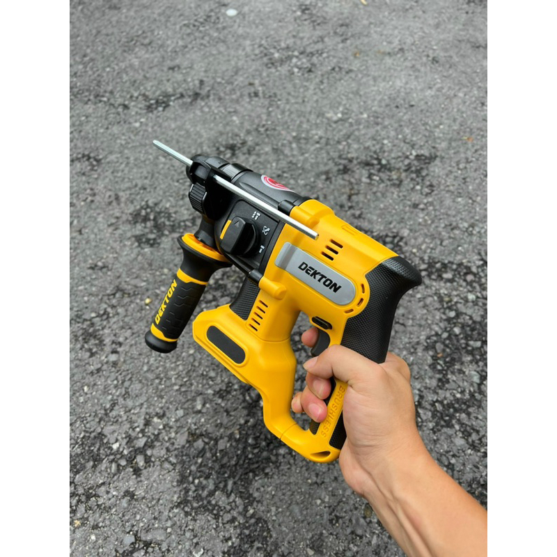 Combo 3 Thân máy Khoan bê tông + Siết vít + máy mài dùng pin D21 Dekton