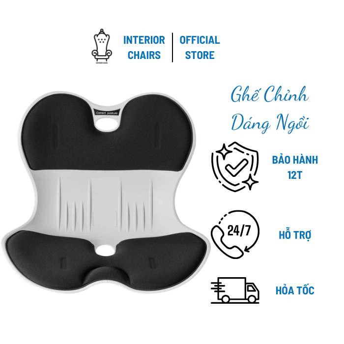 Ghế chỉnh dáng ngồi công thái học, ghế văn phòng giúp định hình cột sống cho trẻ em sinh viên