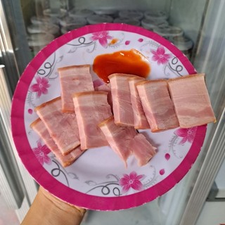 THỊT BA CHỈ HUN KHÓI 400G nội địa Nga - ba rọi xông khói ăn liền