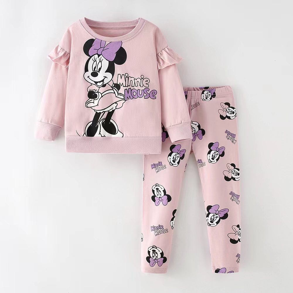 Bộ Thun Dài Tay Cotton Malwee Nhiều Mẫu Hoạ Tiết Đáng Yêu Cho Bé Gái P2 - Jumping Beans Official Store