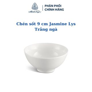 Bộ 5 Chén sốt 09 cm Jas Lys Trắng Ngà - Gốm sứ cao cấp Minh Long I